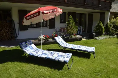 Ein Garten an der Unterkunft Apartmenthaus Sunshine