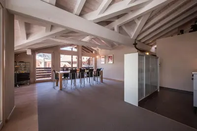 Küche/Küchenzeile in der Unterkunft Chalet Schneehoren Penthouse