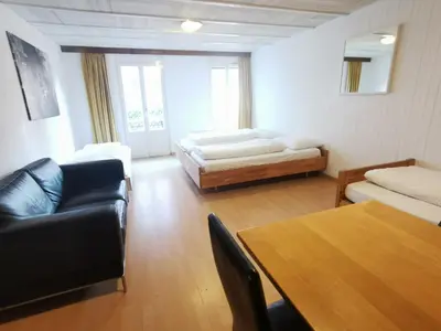 Ein Sitzbereich in der Unterkunft Linda Apartment 33