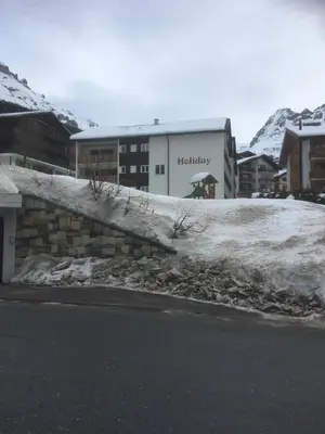 Ein allgemeiner Bergblick oder ein Berglick von der Ferienwohnung aus