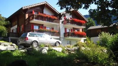 Das Gebäude in dem sich die Ferienwohnung befindet