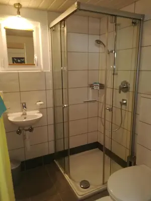 Ein Badezimmer in der Unterkunft Montanara