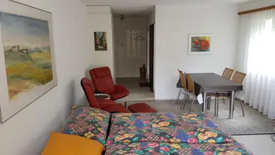 Ein Sitzbereich in der Unterkunft Leuca 11