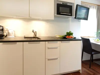 Küche/Küchenzeile in der Unterkunft Zermatt Appartements