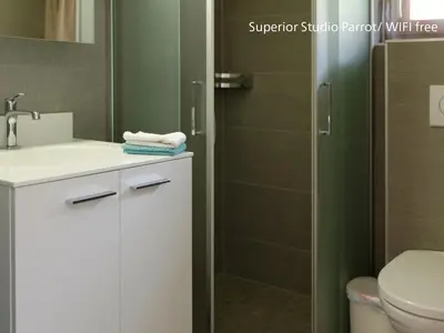 Ein Badezimmer in der Unterkunft Zermatt Appartements