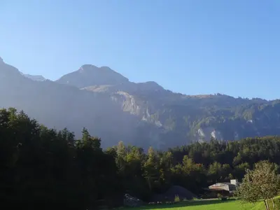 Naturlandschaft in der Nähe des Chalets