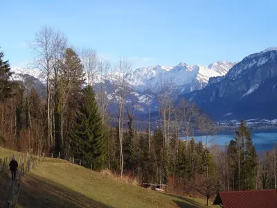 Naturlandschaft in der Nähe des Chalets
