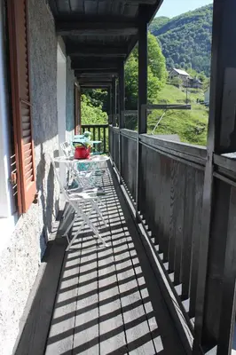 Ein Balkon oder eine Terrasse in der Unterkunft BnB 