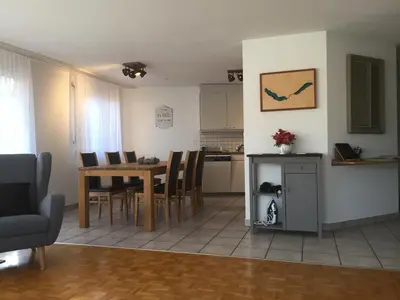 Küche/Küchenzeile in der Unterkunft Lake View Apartment