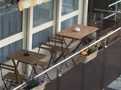 Ein Balkon oder eine Terrasse in der Unterkunft Lake View Apartment