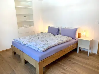 Ein Bett oder Betten in einem Zimmer der Unterkunft Villa Emeline