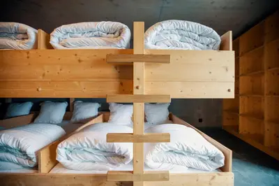 Ein Bett oder Betten in einem Zimmer der Unterkunft Le Mayen de Colombire