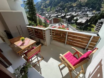 Ein Balkon oder eine Terrasse in der Unterkunft Haus Oasis