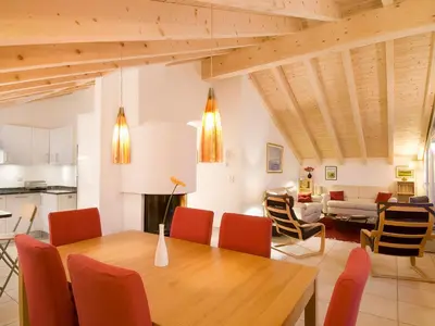 Ein Sitzbereich in der Unterkunft Apartment Aquila by Interhome