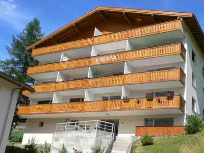 Ein Balkon oder eine Terrasse in der Unterkunft Apartment Viscaria-1 by Interhome