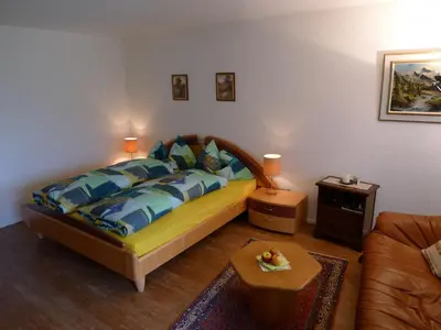 Ein Sitzbereich in der Unterkunft Studio Arcadia-1 by Interhome