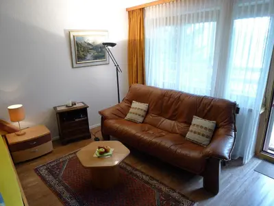 Ein Sitzbereich in der Unterkunft Studio Arcadia-1 by Interhome