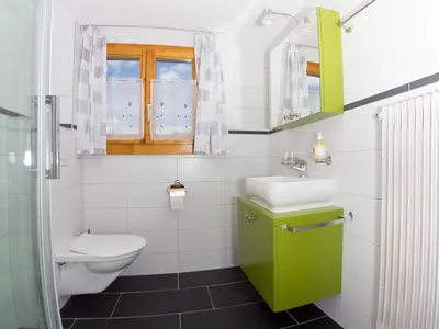 Ein Badezimmer in der Unterkunft Apartment Bergfink Obergeschoss-6 by Interhome