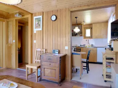 Küche/Küchenzeile in der Unterkunft Chalet Zur Säge by Interhome