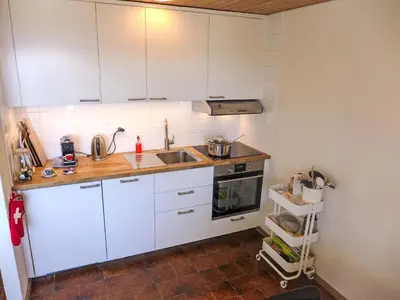 Küche/Küchenzeile in der Unterkunft Apartment Clair-Azur B 65 by Interhome
