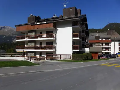Das Gebäude in dem sich die Ferienwohnung befindet