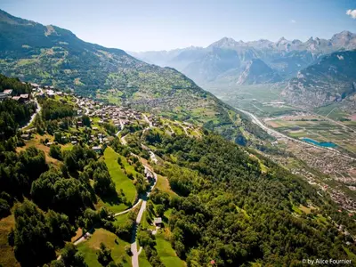Naturlandschaft in der Nähe des Chalets