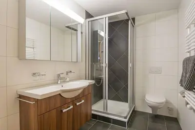 Ein Badezimmer in der Unterkunft Schützenrain 1. Stock