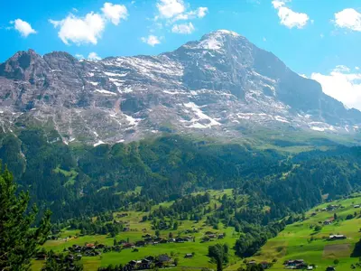 Naturlandschaft in der Nähe des Chalets