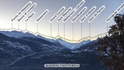Naturlandschaft in der Nähe der Ferienwohnung