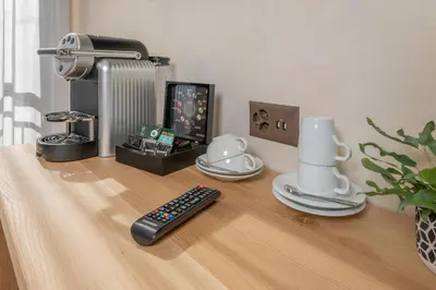 Kaffee-/Teezubehör in der Unterkunft Hotel Heimatlodge