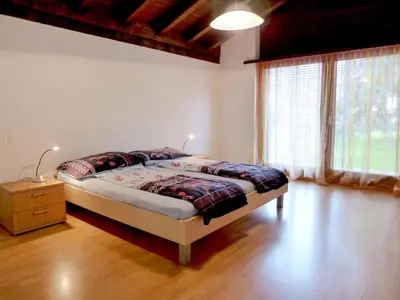 Ein Bett oder Betten in einem Zimmer der Unterkunft Apartment von Allmen by Interhome