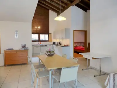 Küche/Küchenzeile in der Unterkunft Apartment von Allmen by Interhome