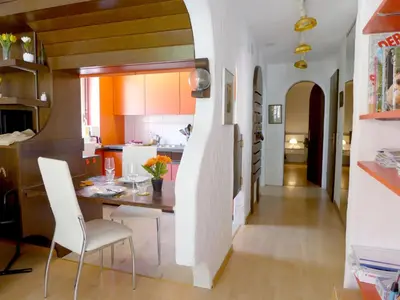 Küche/Küchenzeile in der Unterkunft Apartment Harder by Interhome