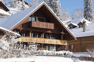 Ackaert Ferienwohnung Top of Thun im Winter
