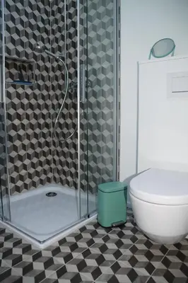 Ein Badezimmer in der Unterkunft Ackaert Ferienwohnung Top of Thun