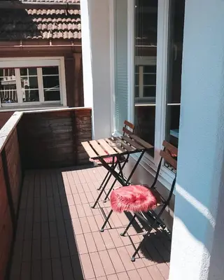 Ein Balkon oder eine Terrasse in der Unterkunft Solarberg Apartment
