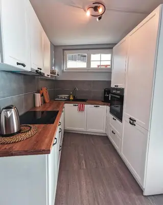 Küche/Küchenzeile in der Unterkunft Solarberg Apartment