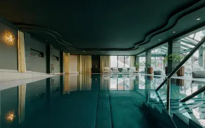 Der Swimmingpool an oder in der Nähe von BEAUSiTE Zermatt
