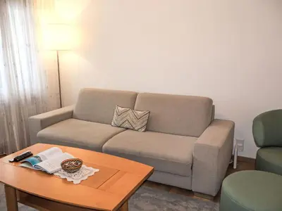 Ein Sitzbereich in der Unterkunft Apartment Mirador-5 by Interhome