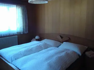 Ein Bett oder Betten in einem Zimmer der Unterkunft Apartment Abendrot 1- OG Süd-West by Interhome