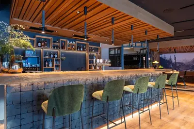Ein Restaurant oder anderes Speiselokal in der Unterkunft Welschen Hotel