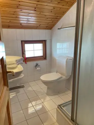 Ein Badezimmer in der Unterkunft Chalet Michele Alpage