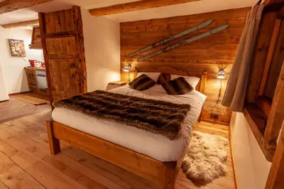 Ein Bett oder Betten in einem Zimmer der Unterkunft Chez « Adèle »