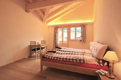 Ein Bett oder Betten in einem Zimmer der Unterkunft B&B Panorama