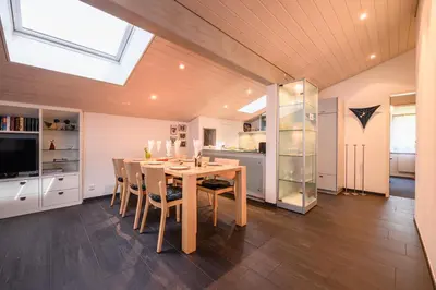 Küche/Küchenzeile in der Unterkunft Chalet Primula Penthouse