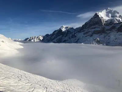 Chalet CARVE - Apartments EIGER, MOENCH and JUNGFRAU im Winter