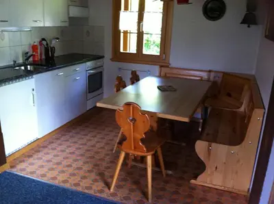 Küche/Küchenzeile in der Unterkunft Chalet Erika