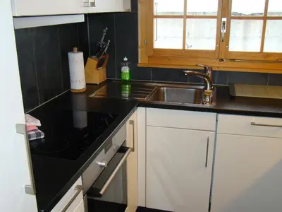 Küche/Küchenzeile in der Unterkunft Chalet Sandrine