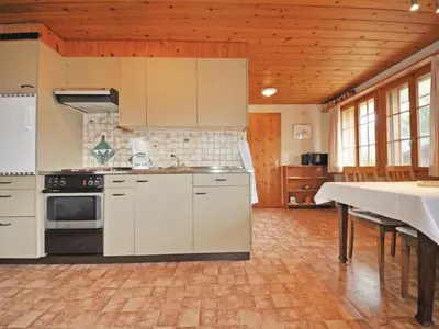 Küche/Küchenzeile in der Unterkunft Apartment Chalet Bodenweg by Interhome