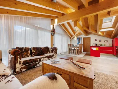 Ein Sitzbereich in der Unterkunft Apartment Rütschi-9 by Interhome